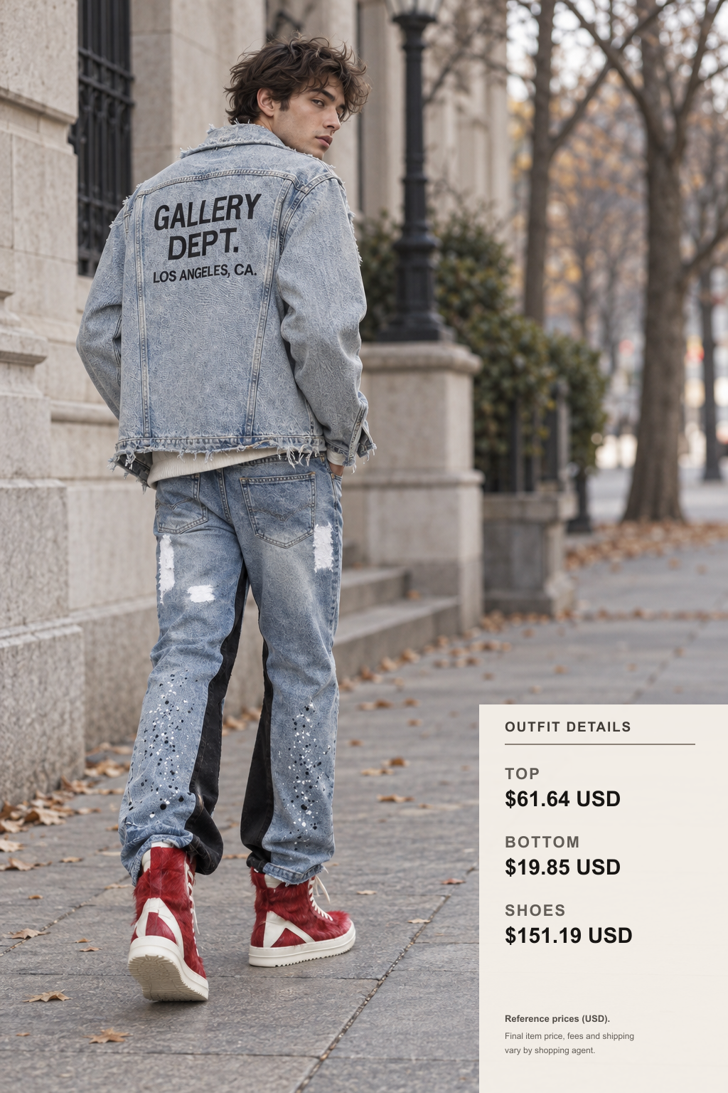 Gallery Dept Jacket Travel Layering outfit 1 full-body street style for fashionreps