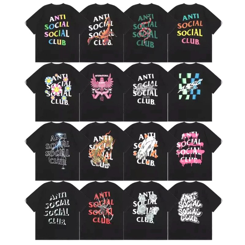 Anti Social Social Club Multicolor T-Shirt Collection Review: 230gsm Raglan Tees in 29 Colorways