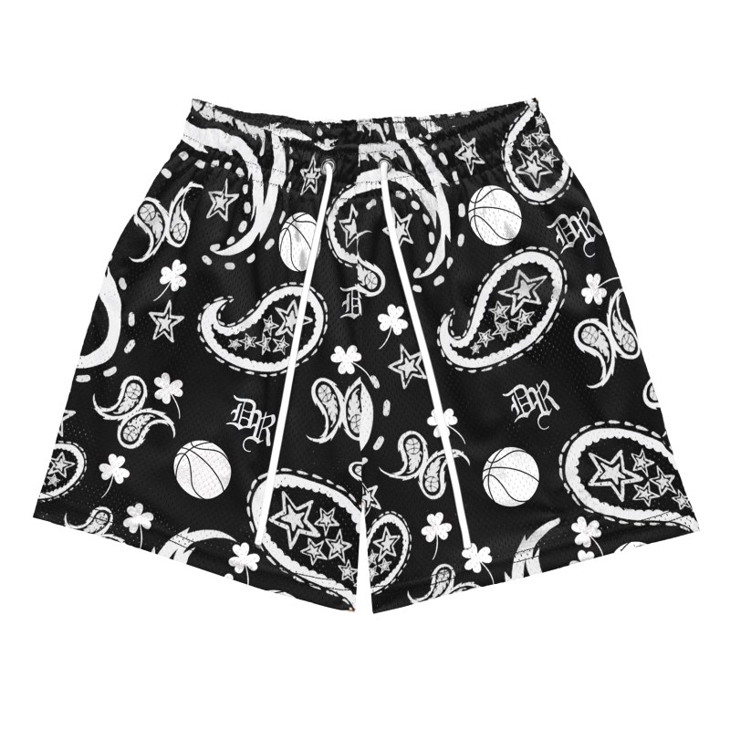 Dior Black Athletic Shorts Review: What a $7.91 Paisley-Basketball Print Short Gets Right — and What the Size Chart Won't Tell You