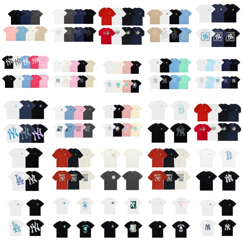 MLB Multi-Color T-Shirt Collection: 40+ Review — 100% Cotton, 37 Colorways, S–XXXL